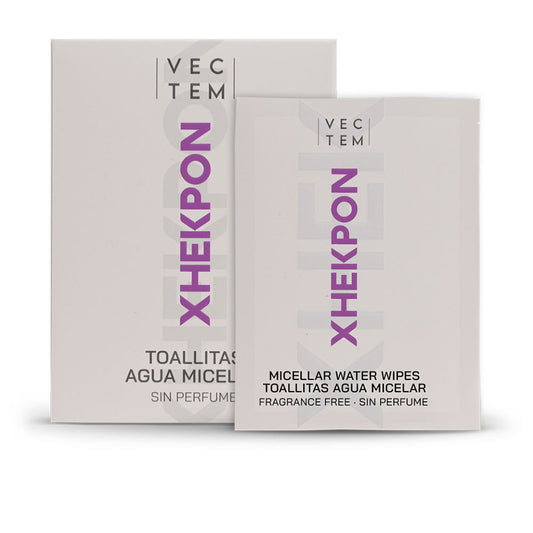 Xhekpon Lenços umedecidos com água micelar xhekpon, 10 unidades.
