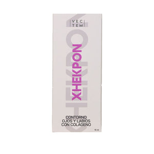 Xhekpon Creme para contorno dos olhos e lábios xhekpon com colágeno 15 ml