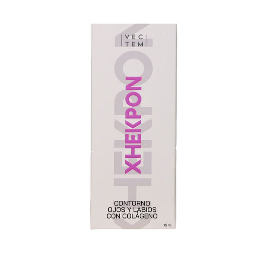 Xhekpon Creme para contorno dos olhos e lábios xhekpon com colágeno 15 ml