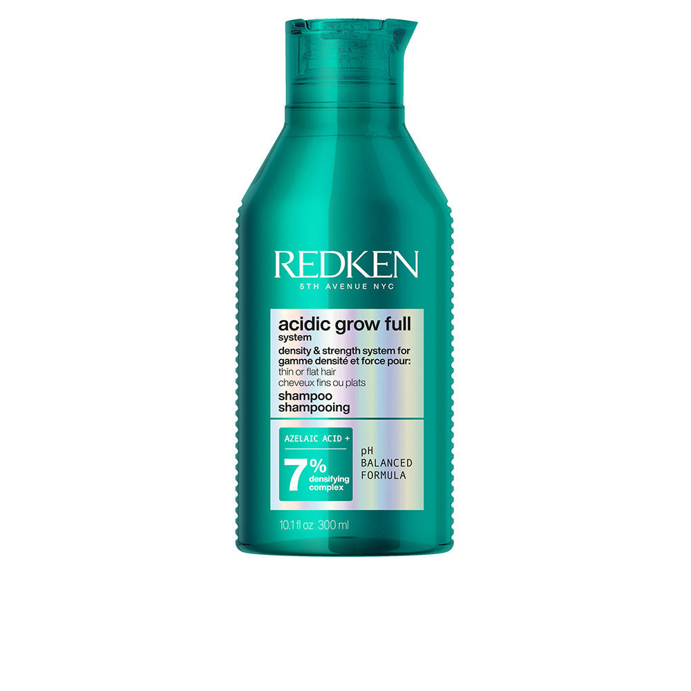 Redken Shampoo acidic grow sistema completo, sistema de densidade e força para cabelos finos ou lisos, 300 ml