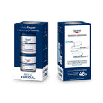 Eucerin Creme hidratante corporal urearepair com 5% de ureia, embalagem com 2 x 450 ml