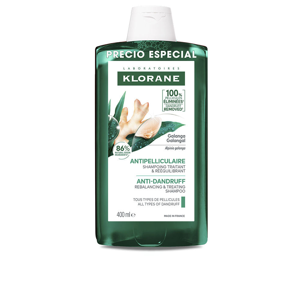 Klorane Galanga shampoo anticaspa reequilibrante e tratamento 400 ml