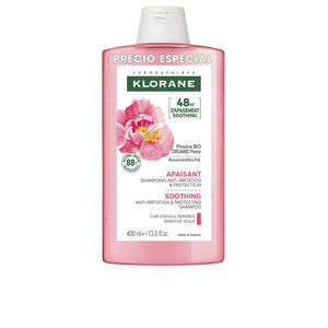 Klorane A la peonía bio shampoo calmante 400 ml