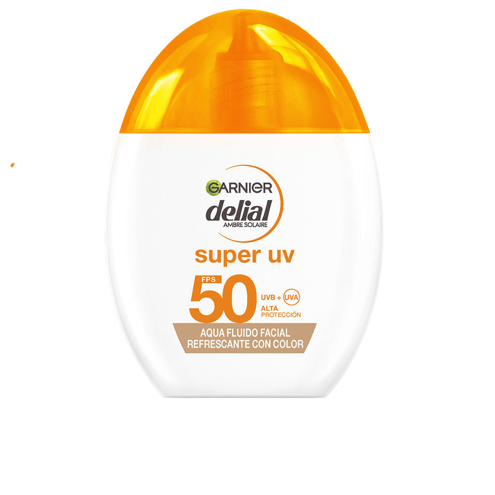 Garnier Delia super uv fluido facial refrescante com cor fps 50 40 ml