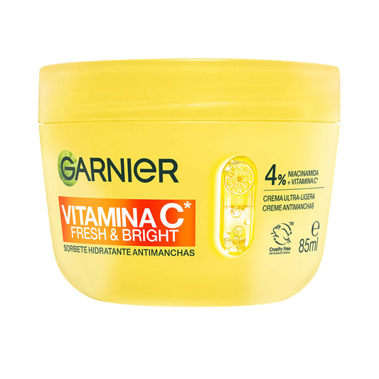 Garnier Sorvete hidratante anti-manchas escuras com vitaminas c fresco e brilhante 85 ml
