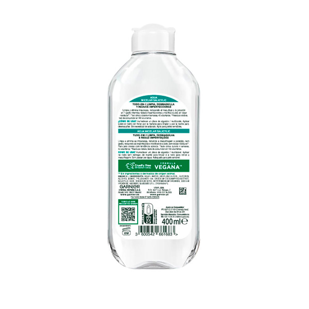 Garnier Água micelar salicílica pele ativo 400ml