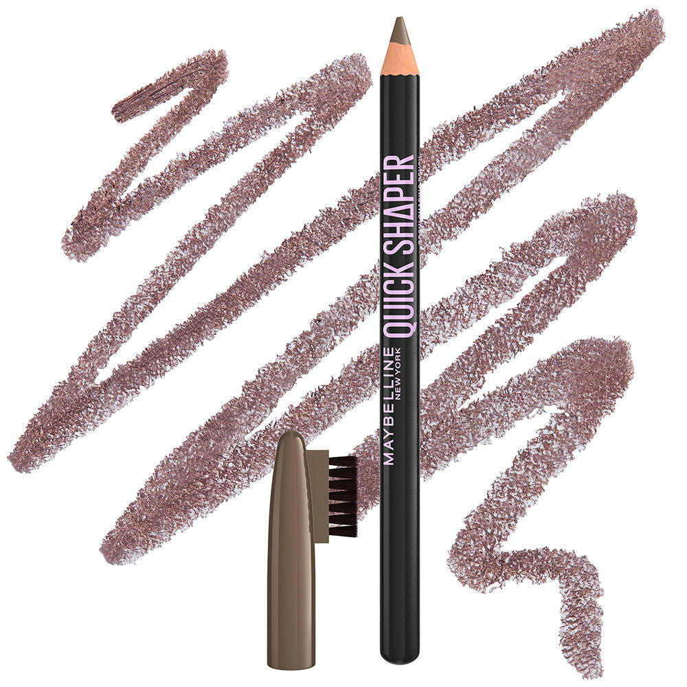 Maybelline Lápis para sobrancelhas quick shaper nº 04 - castanho médio (1 unidade)