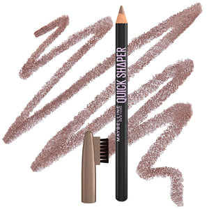 Maybelline Lápis para sobrancelhas quick shaper nº 03 - castanho suave (1 unidade)