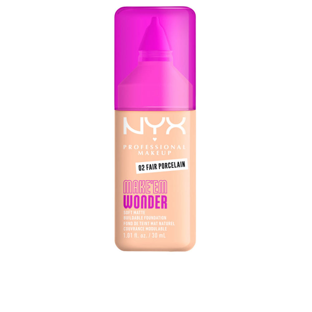 Nyx Professional Make Up Base faça-os maravilhar nº 02 - porcelana clara 30 ml