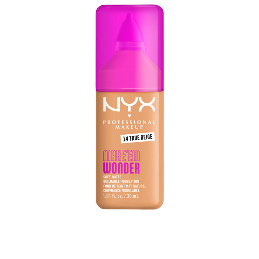 Nyx Professional Make Up Base faça-os maravilhar nº 14 - bege verdadeiro 30 ml