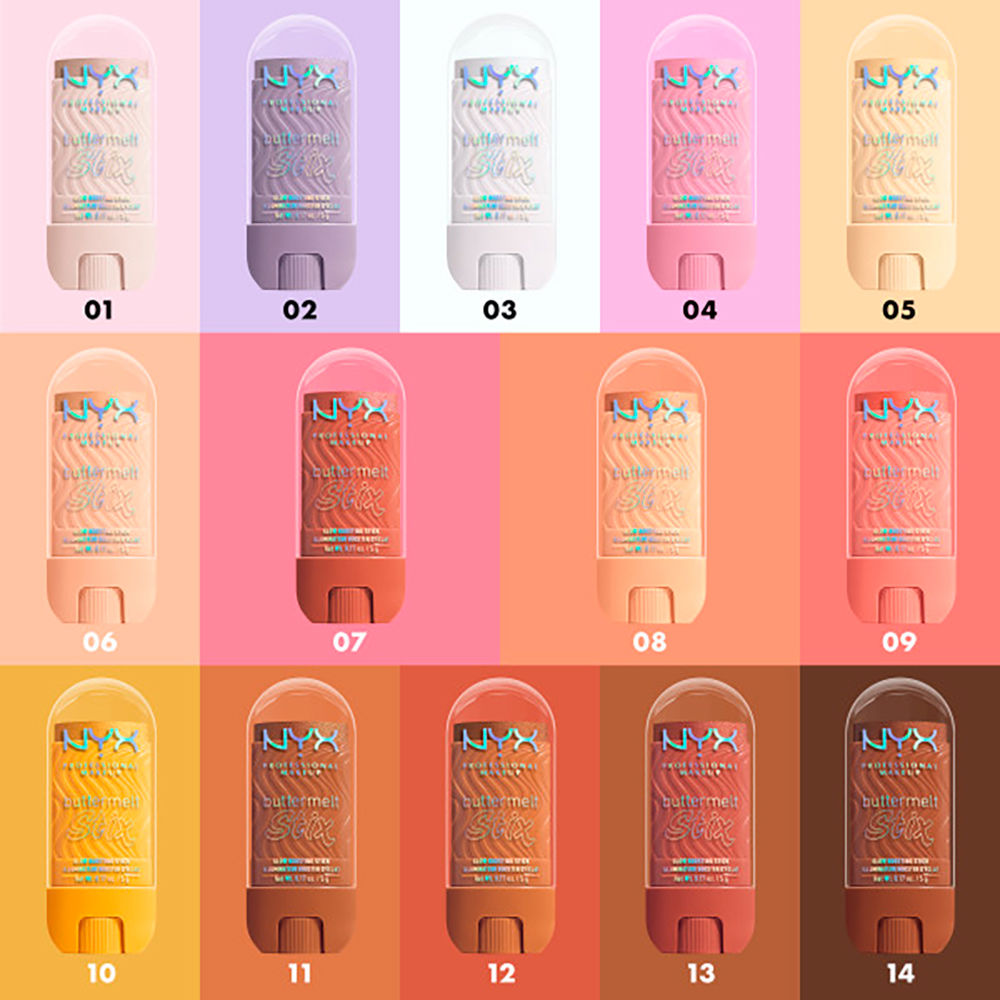 Nyx Professional Make Up Intensificador buttermelt stix de brilho stick #06-whole derretido 5 gr