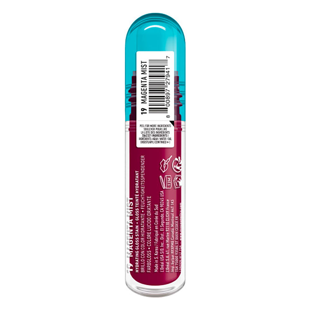 Nyx Professional Make Up Lustro hidratante com cor lábio iv #magente 5 ml