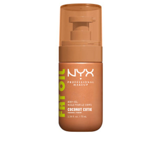 Nyx Professional Make Up Óleo corporal óleo gordo de coco fofo 70 ml