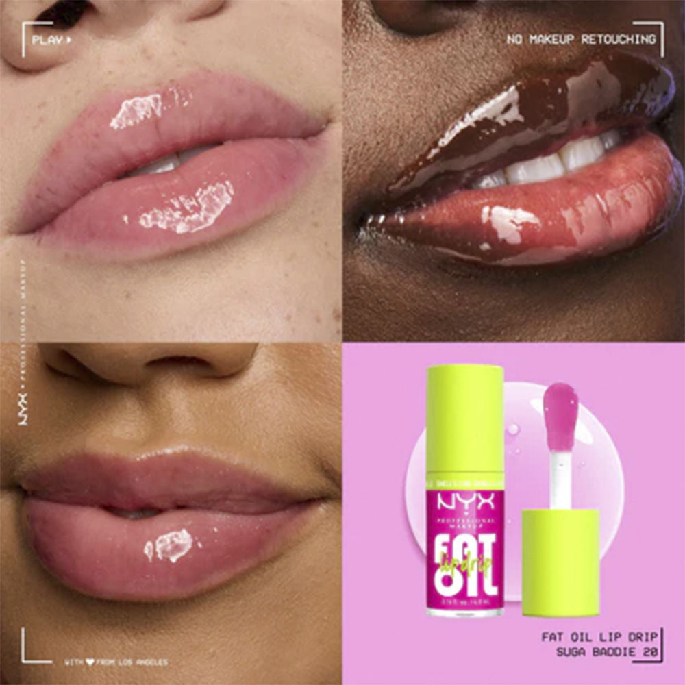 Nyx Professional Make Up Gotejamento labial óleo gordo #coconut cutie 4,8 ml