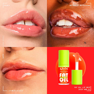 Nyx Professional Make Up Gotejamento labial óleo gordo #drip juicy bae 4,8 ml