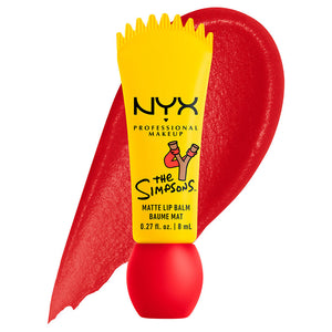 Nyx Professional Make Up Bálsamo labial the simpsons smushy companheiro #rebel red 8 ml