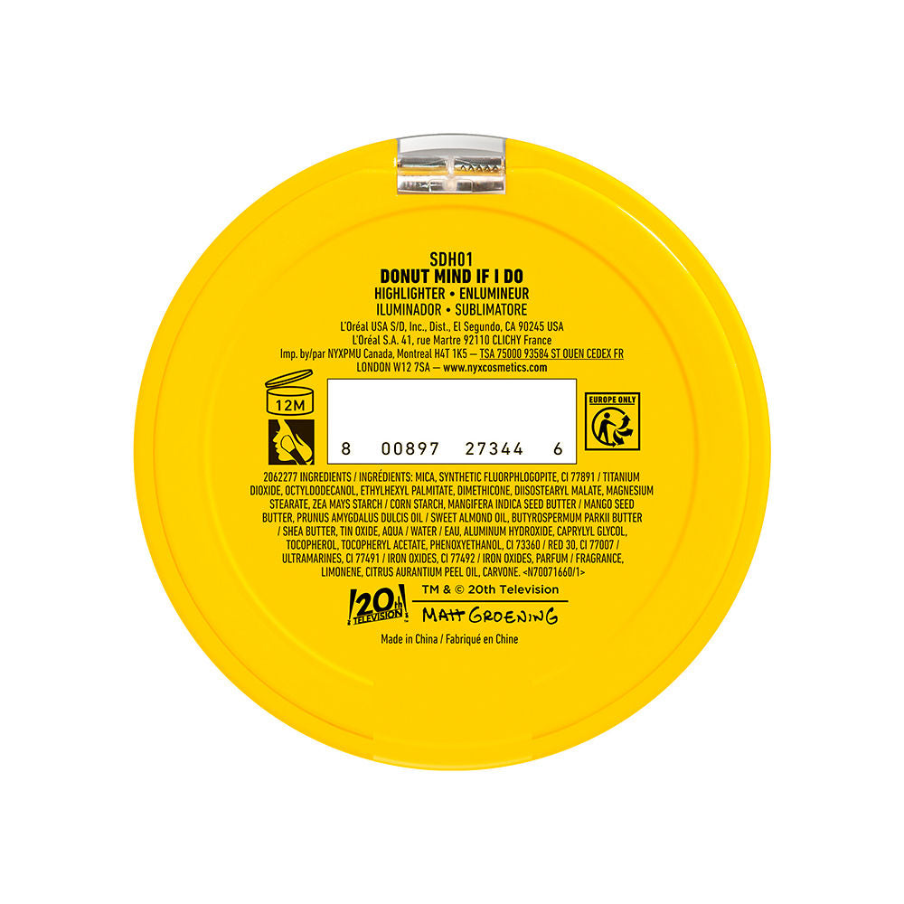 Nyx Professional Make Up Marcador de texto the simpsons donut #light 7,1 g