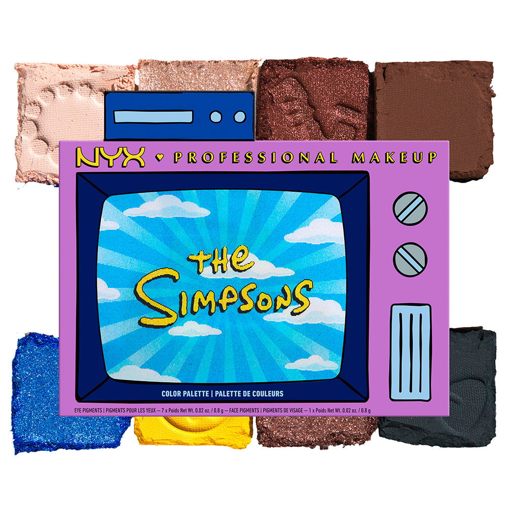 Nyx Professional Make Up Paleta de sombras os simpsons 0,8 g