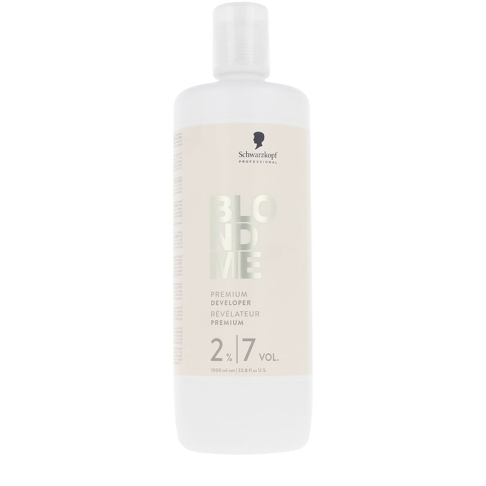 Schwarzkopf Loção reveladora premium blondme 2% 7 volume. 1000ml