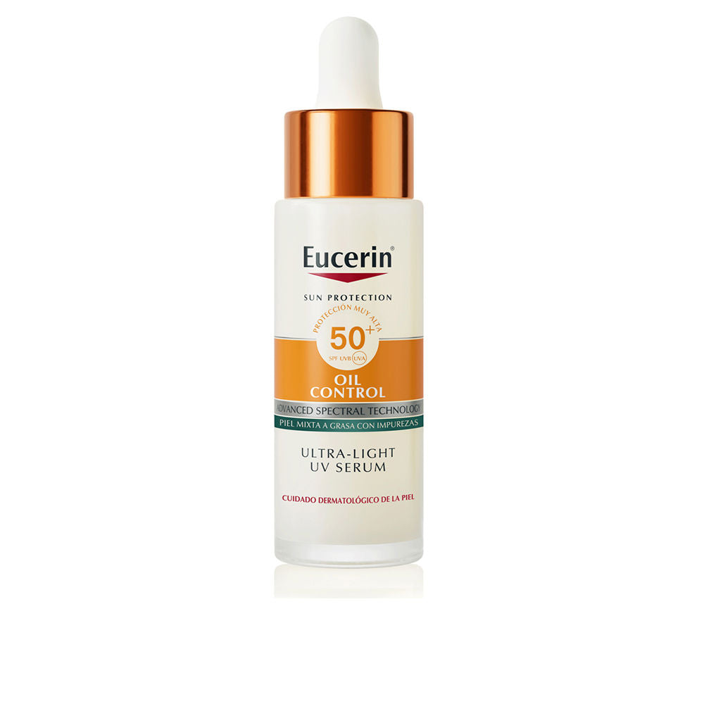 Eucerin Sérum Facial Ultraleve com Controle de Oleosidade e Proteção UV SPF50+ 30ml