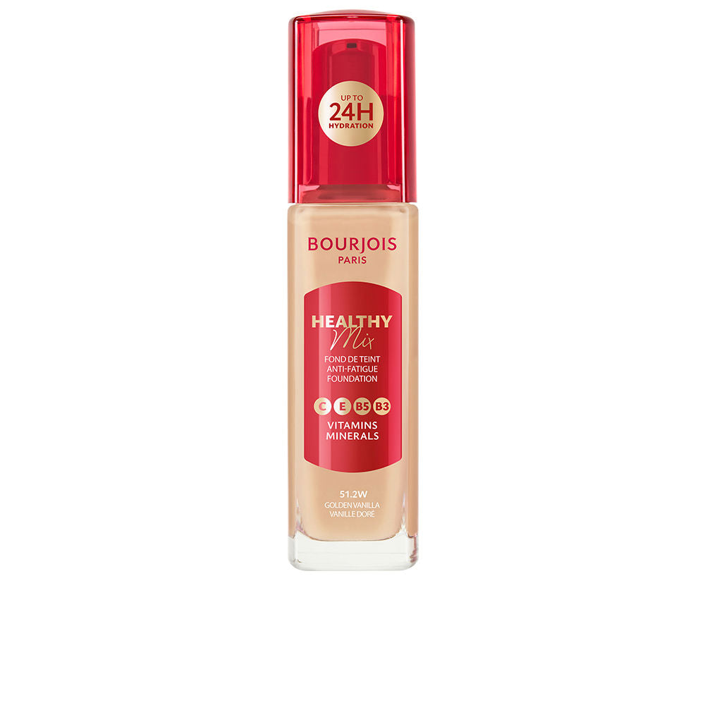 Bourjois Base de maquilhagem saudável mistura nº 51.2w - baunilha dourada 30 ml