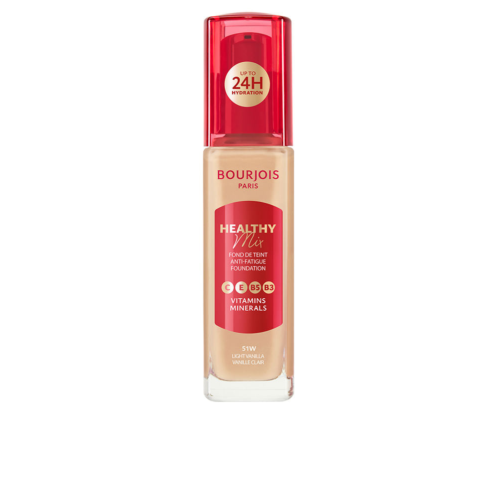 Bourjois Base de maquilhagem saudável mistura nº 51w - baunilha clara 30 ml