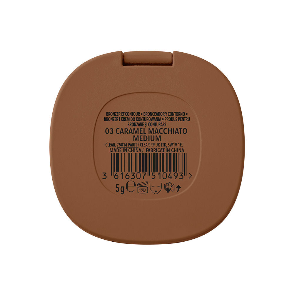 Bourjois Bronzeador macaron melt e contorno para olhos #03-caramelo mais vendidos 5 g