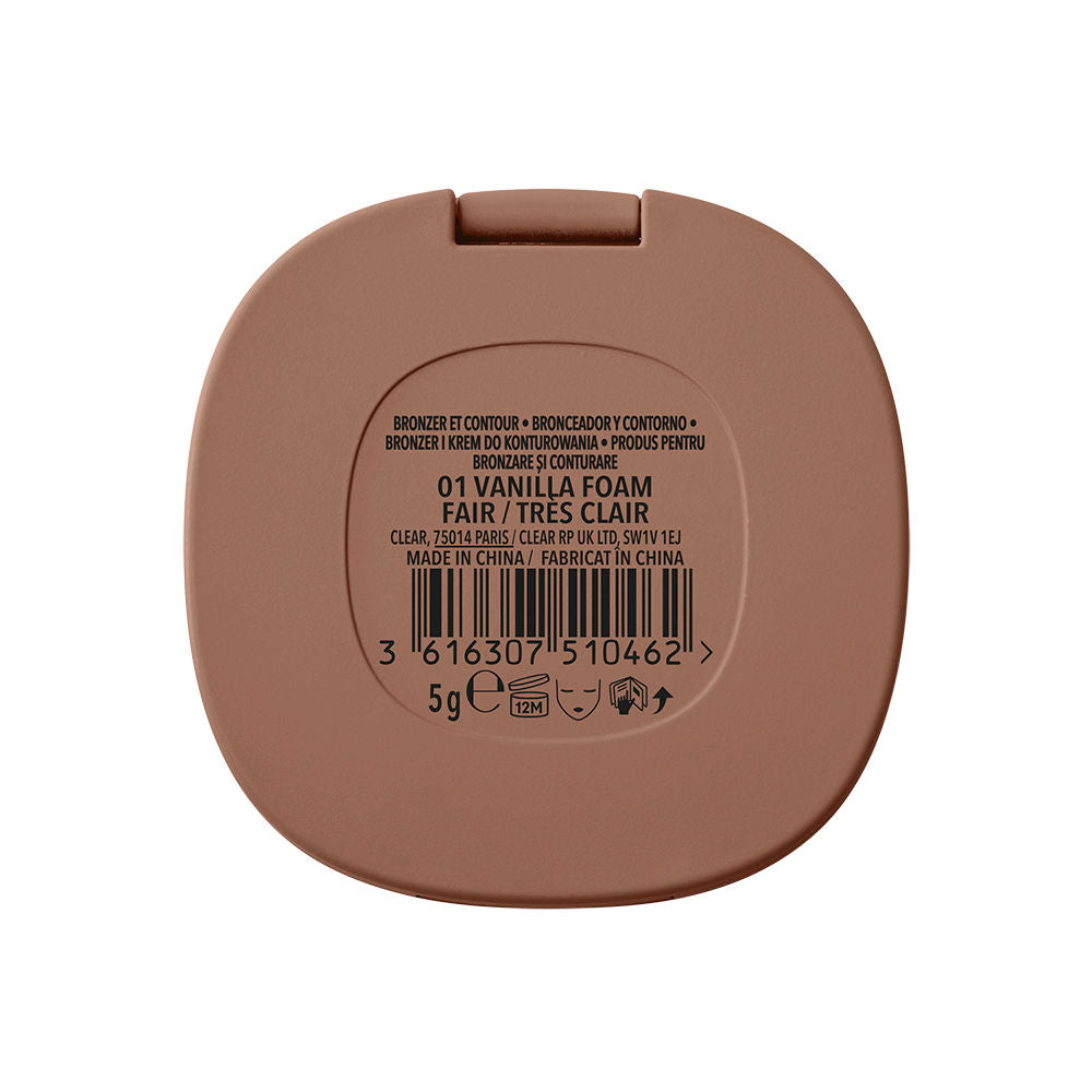 Bourjois Bronzeador macaron melt e contorno para olhos #01-vanilla muito leve 5 g