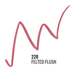 Rimmel London Batom lip ink pen nº 220 - felted flush 1,7 ml