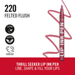 Rimmel London Batom lip ink pen nº 220 - felted flush 1,7 ml