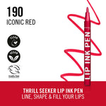 Rimmel London Batom caneta de tinta lip nº 190 - vermelho icônico 1,7 ml