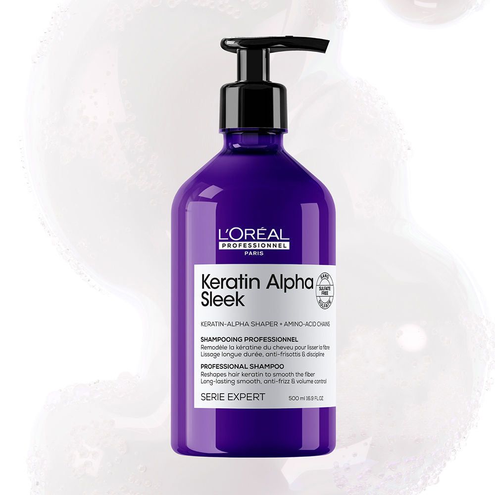 L'Oréal Professionnel Paris Shampoo keratin alpha sleek 500 ml