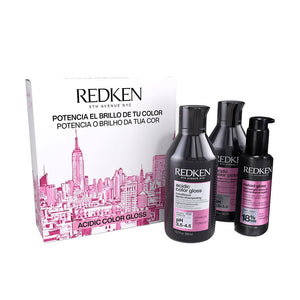 Redken Estojo de núcleos ácidas com brilho, 3 unidades