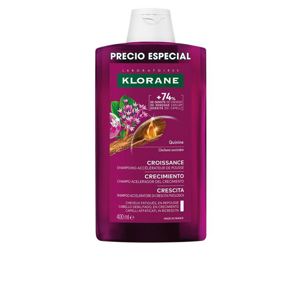 Klorane Shampoo acelerador de crescimento growth 400 ml