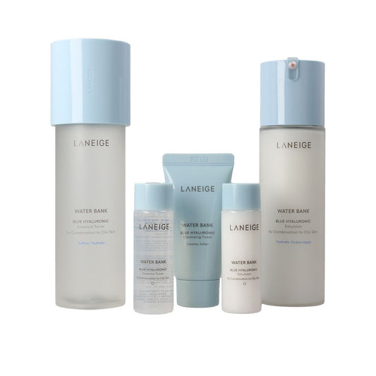 Laneige Estojo para pele oleosa water bank ha blue essential, 5 unidades