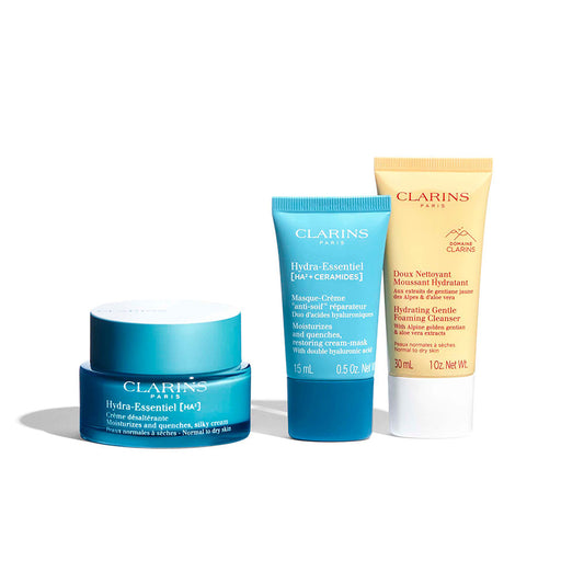 Clarins Estojo para creme hidratante hidra essencial, 3 unidades
