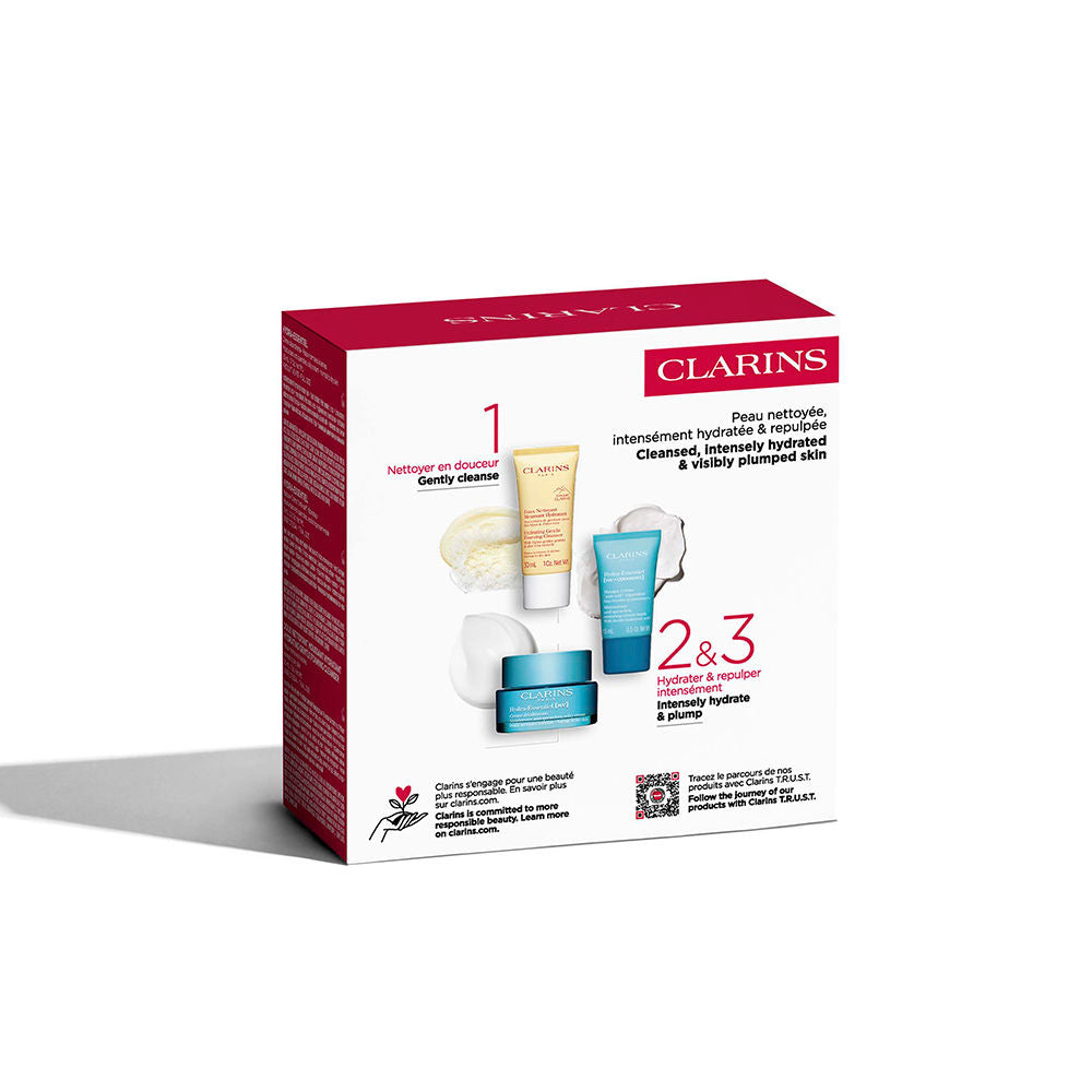 Clarins Estojo para creme hidratante hidra essencial, 3 unidades