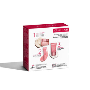 Clarins Creme multiativo para todos os tipos de pele, conjunto de 3 peças