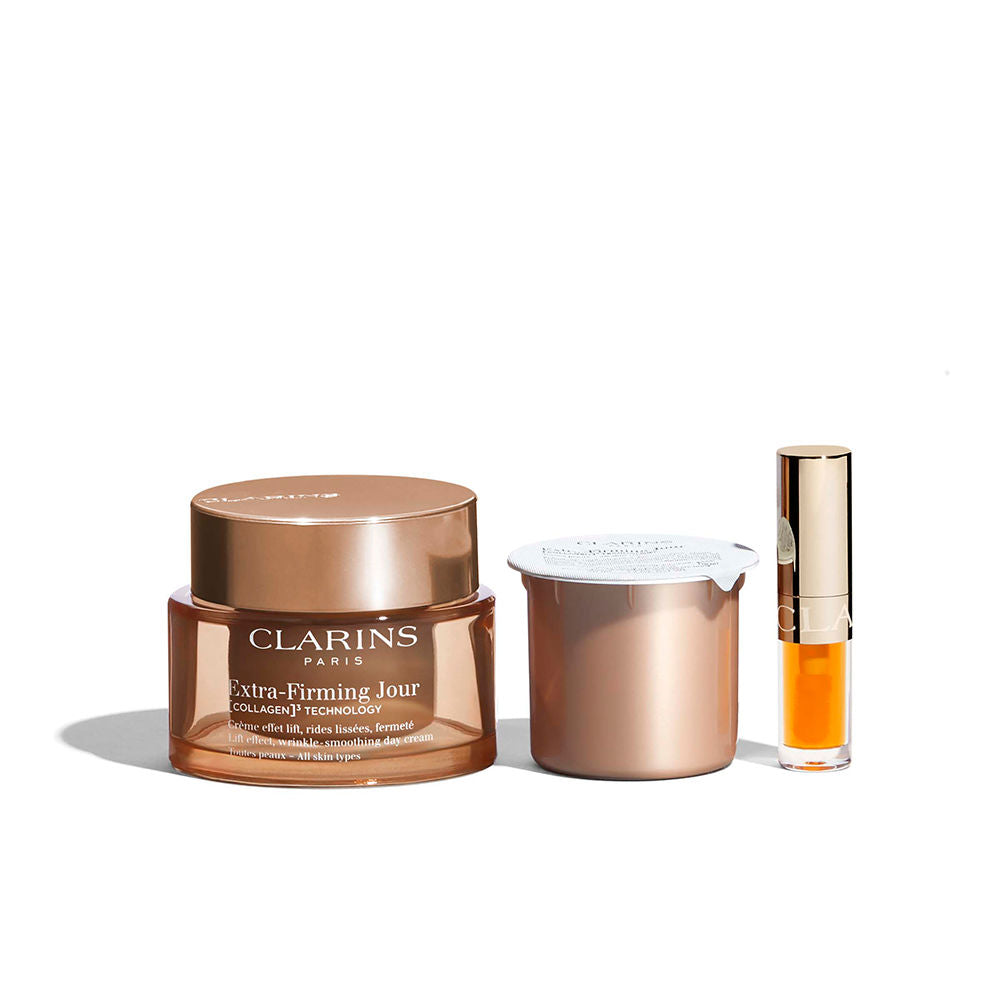 Clarins Creme firmador extra para todos os tipos de pele, conjunto com 4 peças
