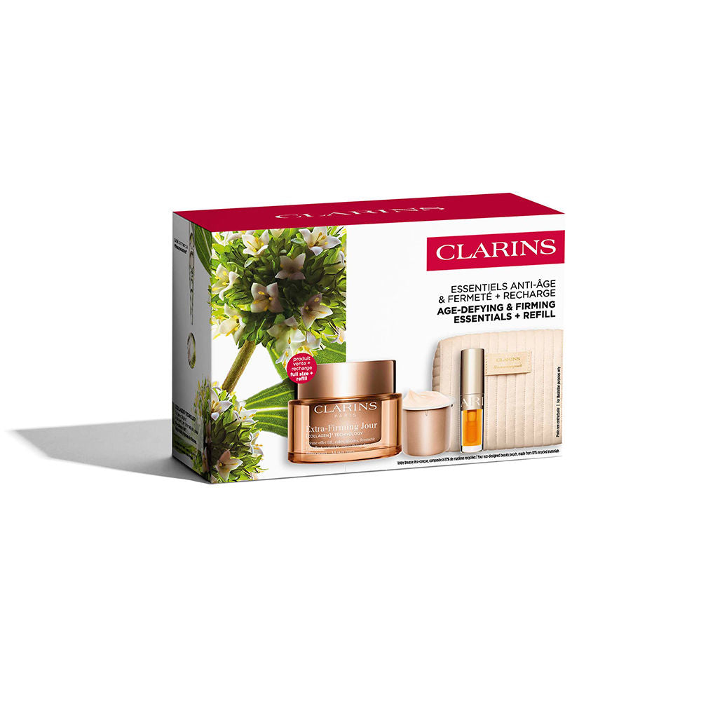 Clarins Creme firmador extra para todos os tipos de pele, conjunto com 4 peças