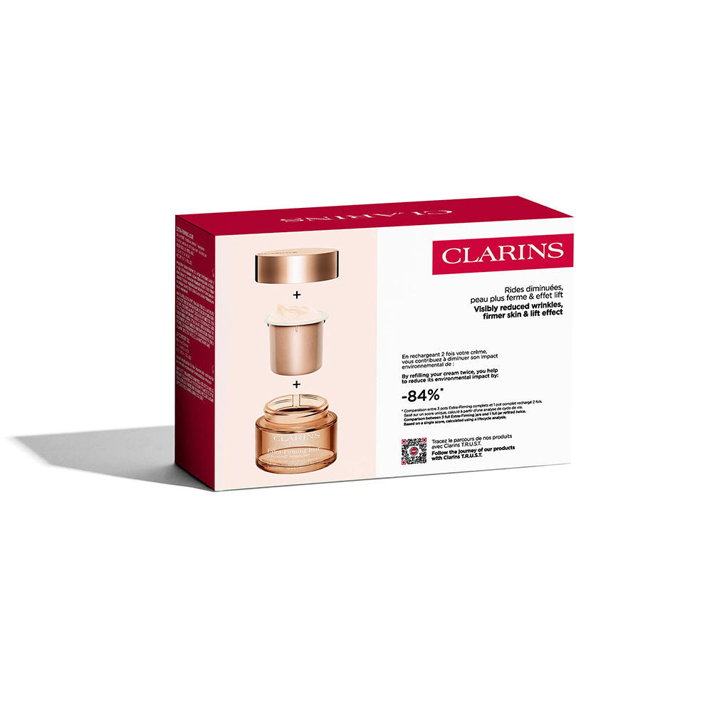 Clarins Creme firmador extra para todos os tipos de pele, conjunto com 4 peças