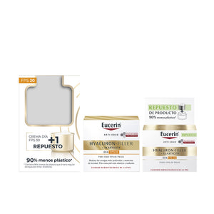 Eucerin Preenchimento de hialuron + dia da elasticidade fps 30 + recarga 2 u