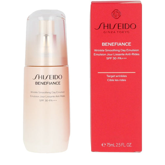 Shiseido Beneficência emulsão diurno suavizante de rugas 75 ml