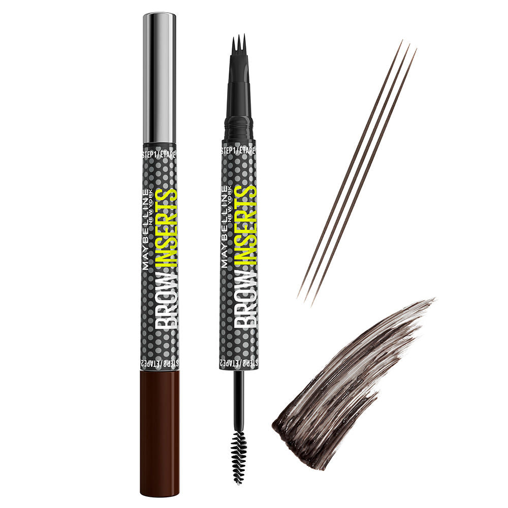 Maybelline Inserção para sobrancelha #preto castanho 1 unidade