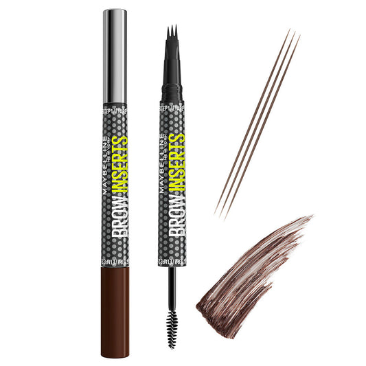 Maybelline Inserção para sobrancelhas #castanho escuro 1 unidade