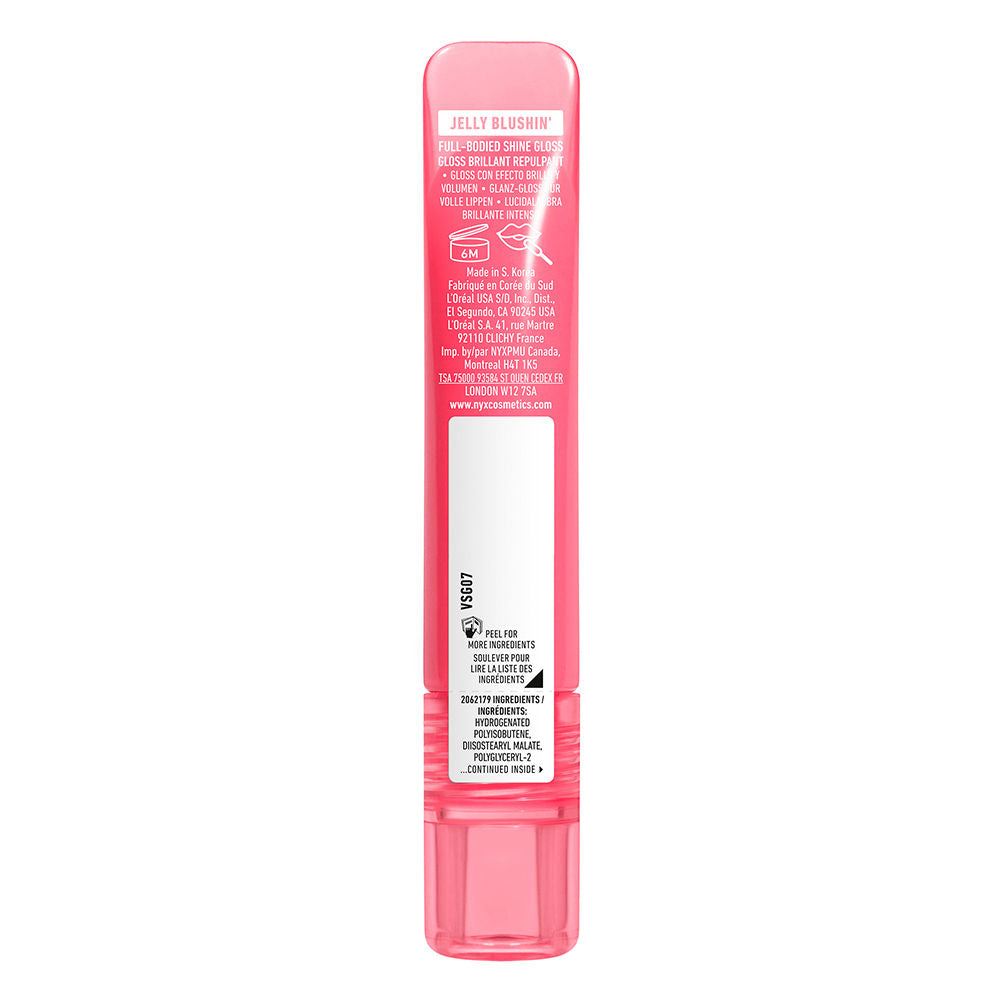 Nyx Professional Make Up Lustro labial geléia trabalho #jelly blushin 1 unidade