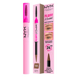 Nyx Professional Make Up Fluff & snatch! caneta para sobrancelhas em pó nº 02, 1 g