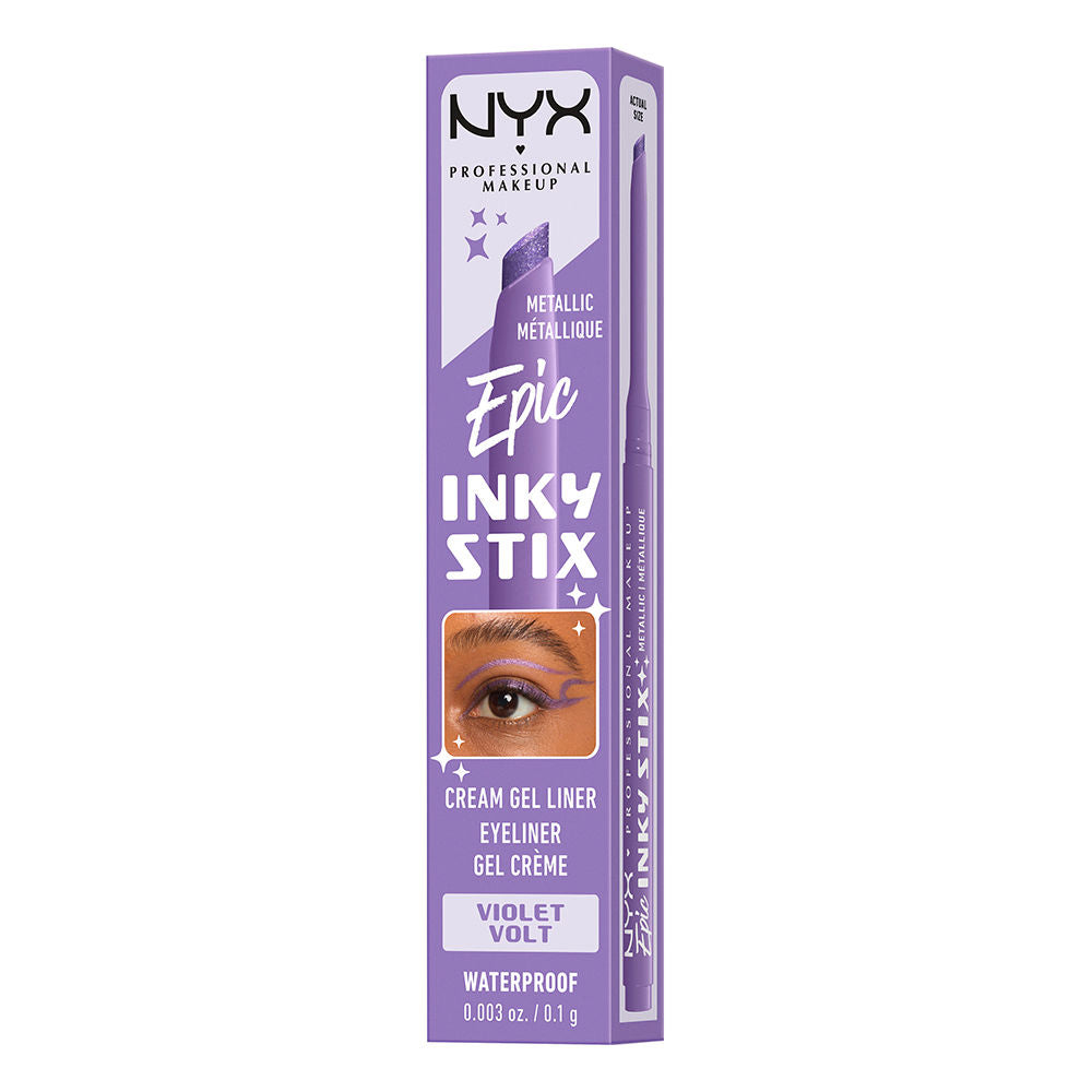 Nyx Professional Make Up Delineador epic inky stix #violet volt 1 unidade