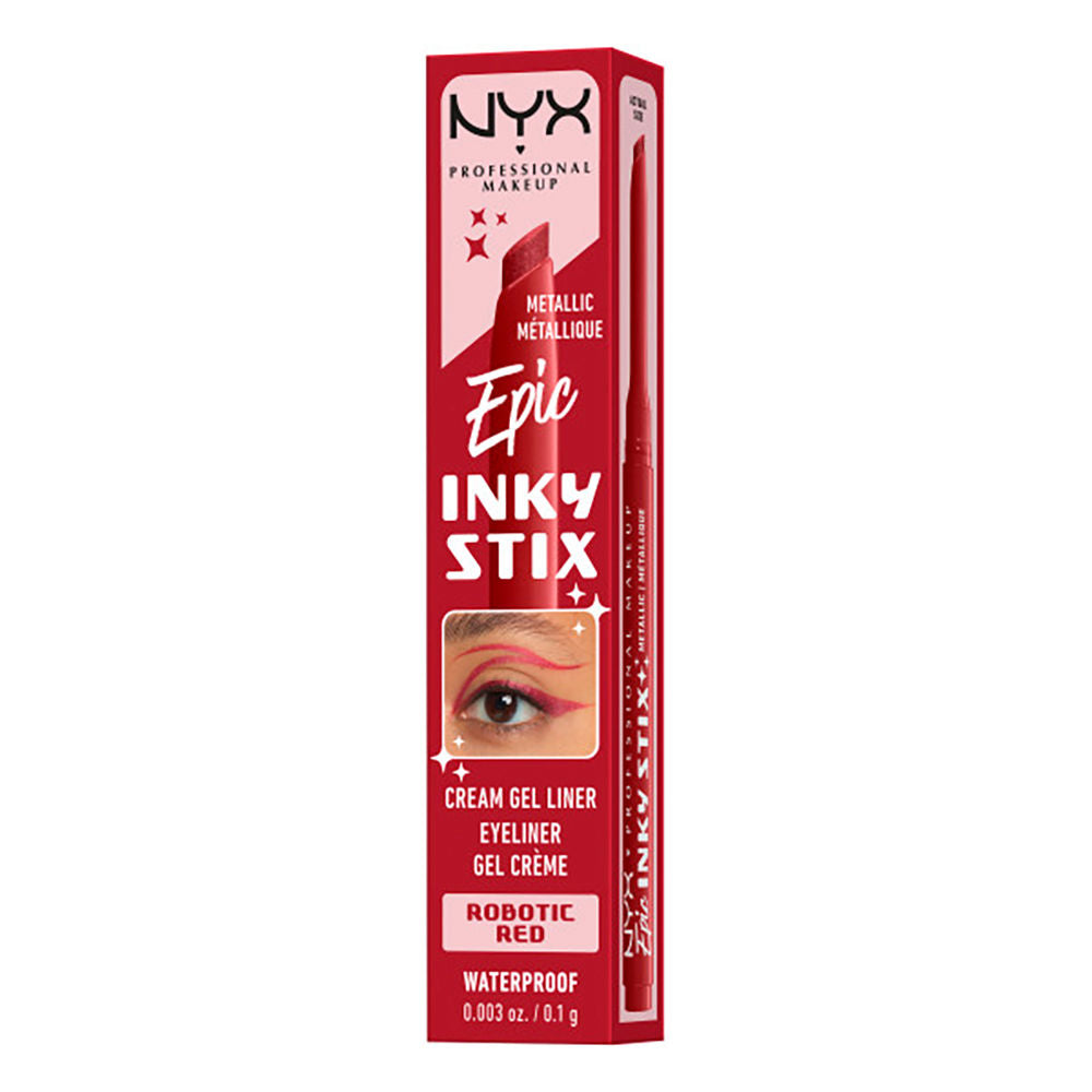 Nyx Professional Make Up Delineador epic inky stix #robotic red 1 u