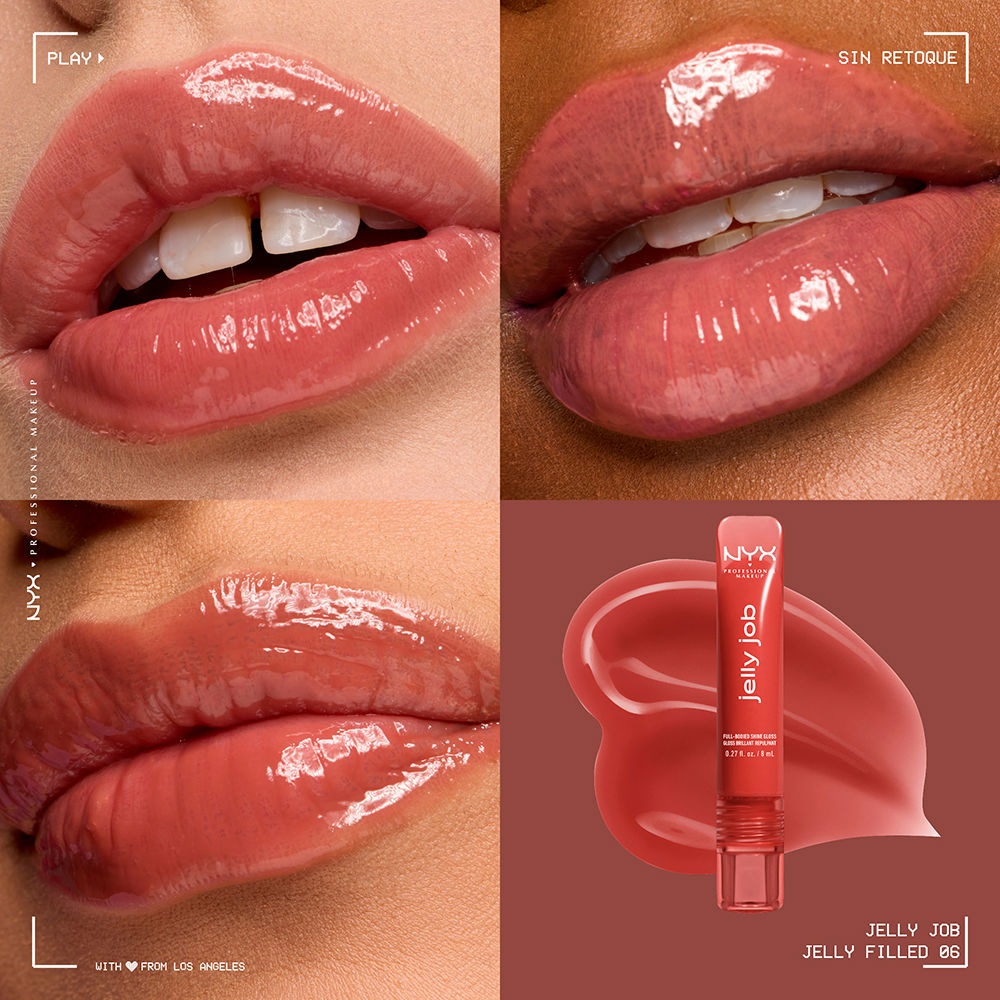 Nyx Professional Make Up Lustro labial geléia trabalho #geléia cheio 1 unidade